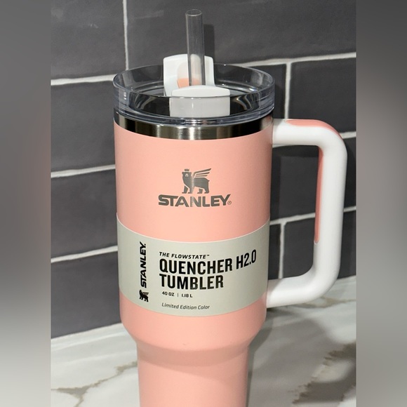 🍑TARGET x STANLEY -PEACH 40oz Stainless Steel H2.0 FlowState Quencher Tumbler🍑 - Picture 14 of 15